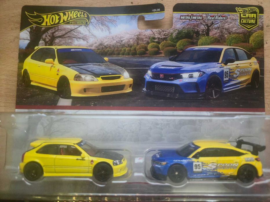 Hot Wheels Honda Civic Premium 2 Pack