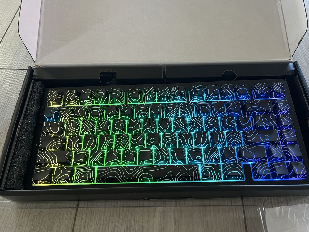 Новая Клавиатура MCHOSE G75 Pro Topographic (Matcha Latte V2)