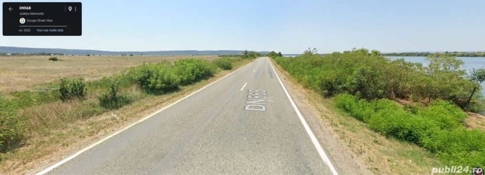 Vand teren Hinova 3,4 ha la Dunare intra / extravilan