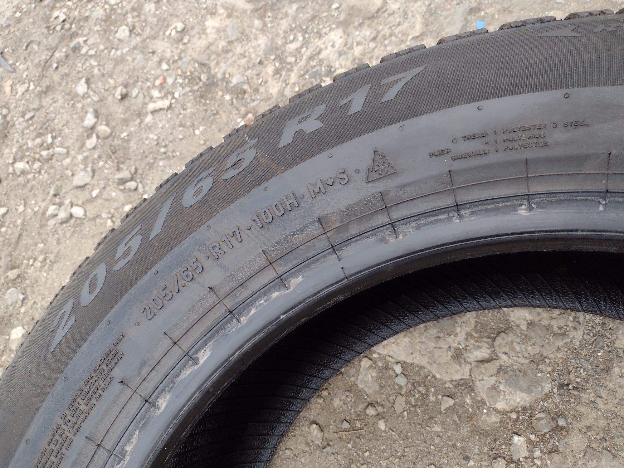 Топ състояние 2бр.205/65/17 Pirelli WC2 dot2723 BMW