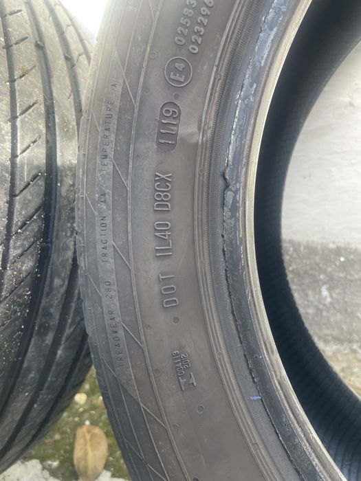 Cauciucuri vară 225/50 R17 – uzură bună, de pe Mercedes C-Class