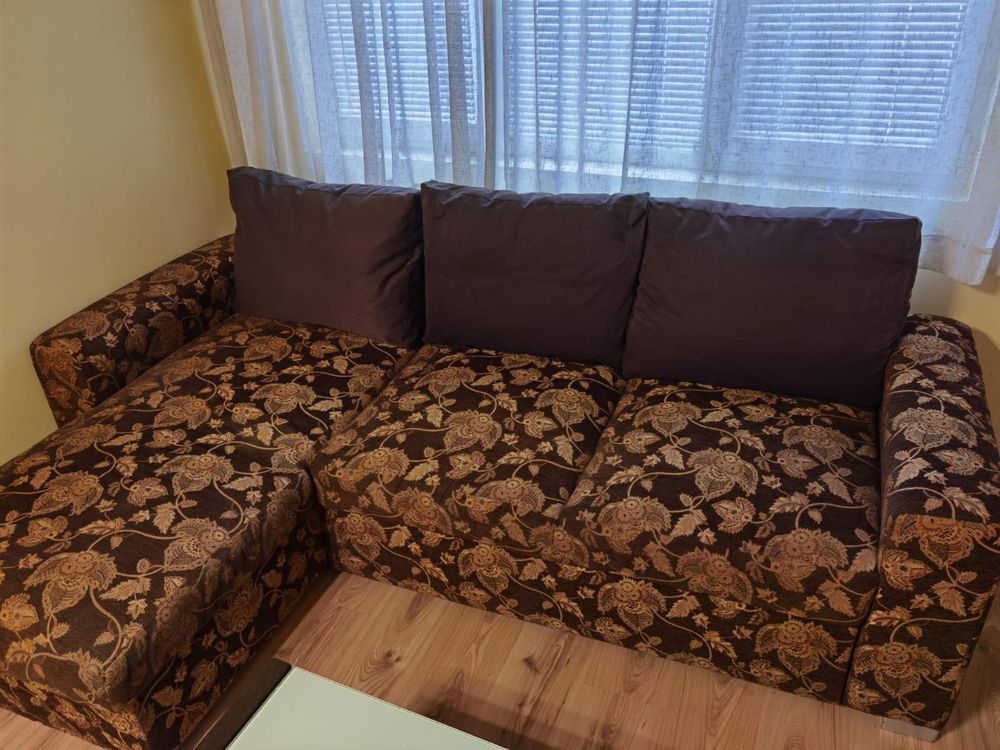Ъглов диван - функция спалня
