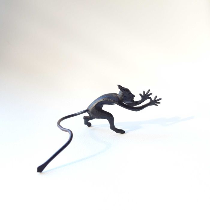 Малка метална декоративна фигурка, пластика декорация