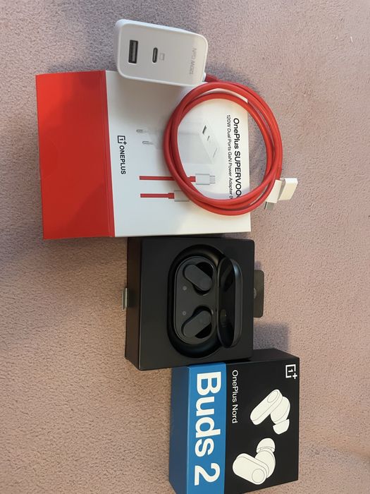 Oneplus Buds 2 noi si incarcator 120w