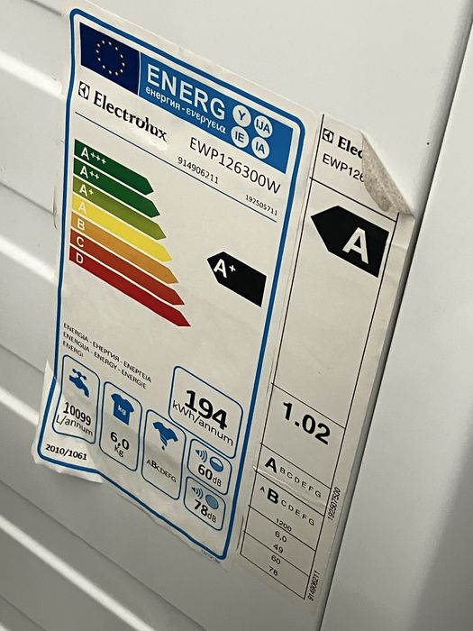 Vand masina de spalat Electrolux EWP126300W TimeSaver 6kg