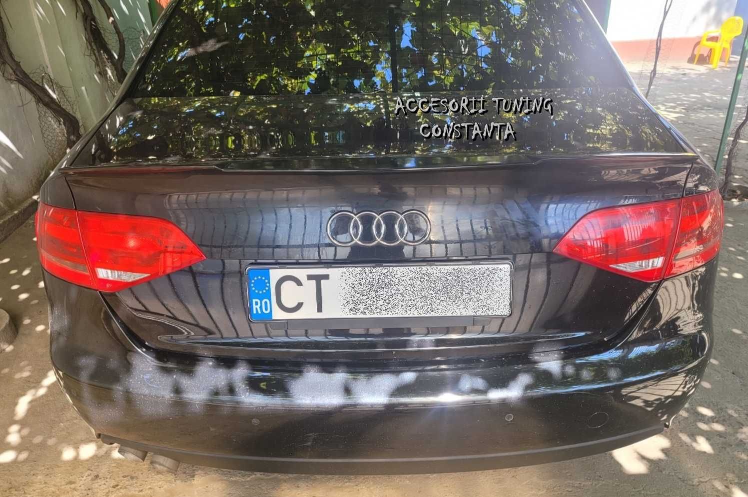 Eleron Portbagaj - Audi A4 B8 Berlina M4 Negru Lucios