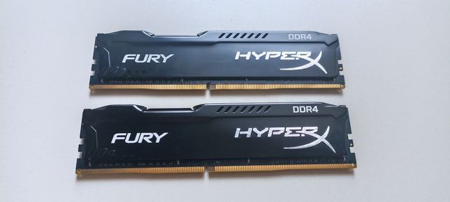 16GB DDR4 двухранговая Hyper X оперативная память 8GB*2