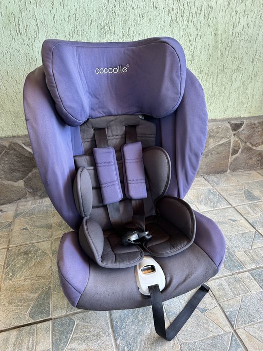 Scaun auto ISOFIX Coccolle Vela Fix, 9-36 Kg, Albastru