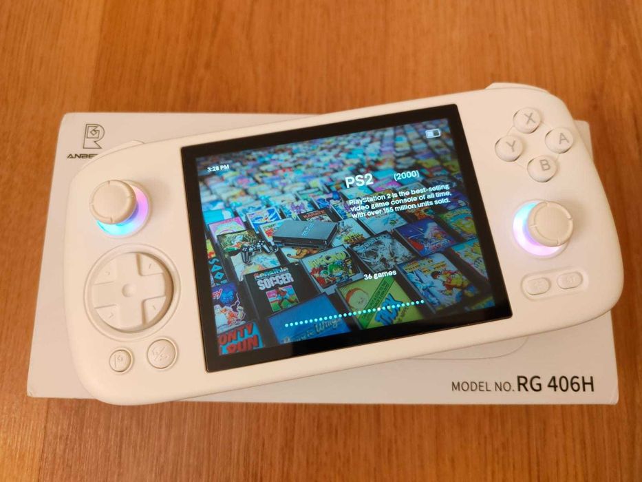 Consola NOUA Anbernic RG 406H + 256GB (plin cu jocuri) + Husa Silicon!