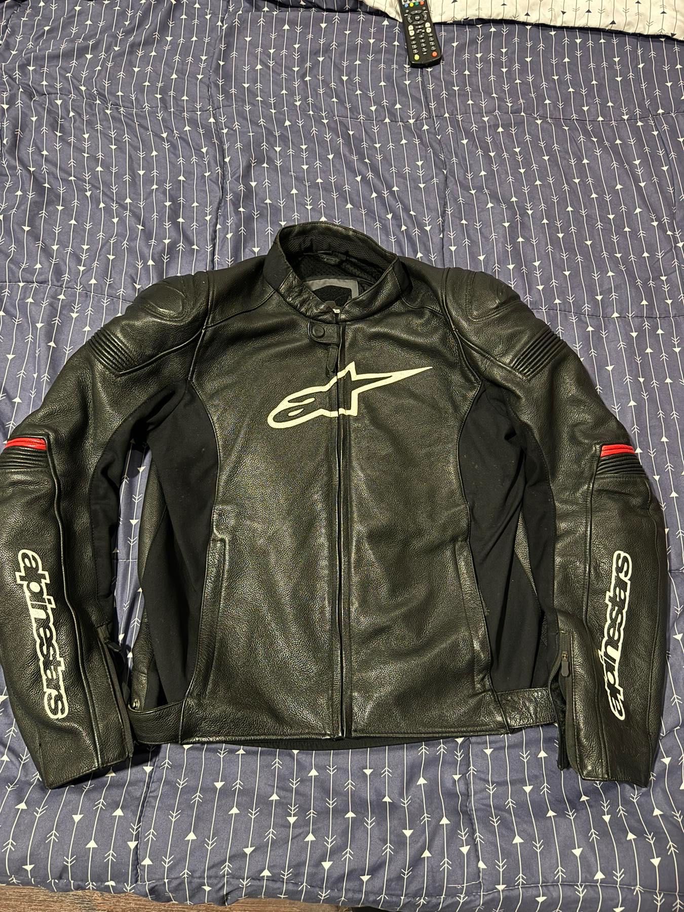 Мото кожено яке Alpinestars
