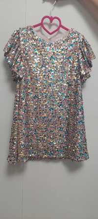 Rochie paiete multicolor NEXT, 6 ani