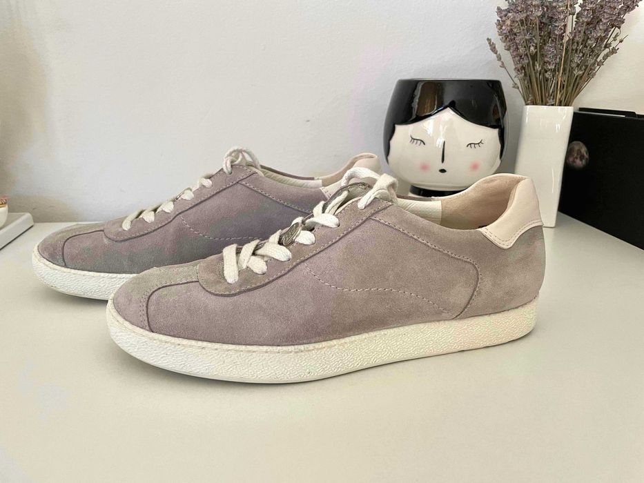 Дамски кецове Paul Green, естествен велур