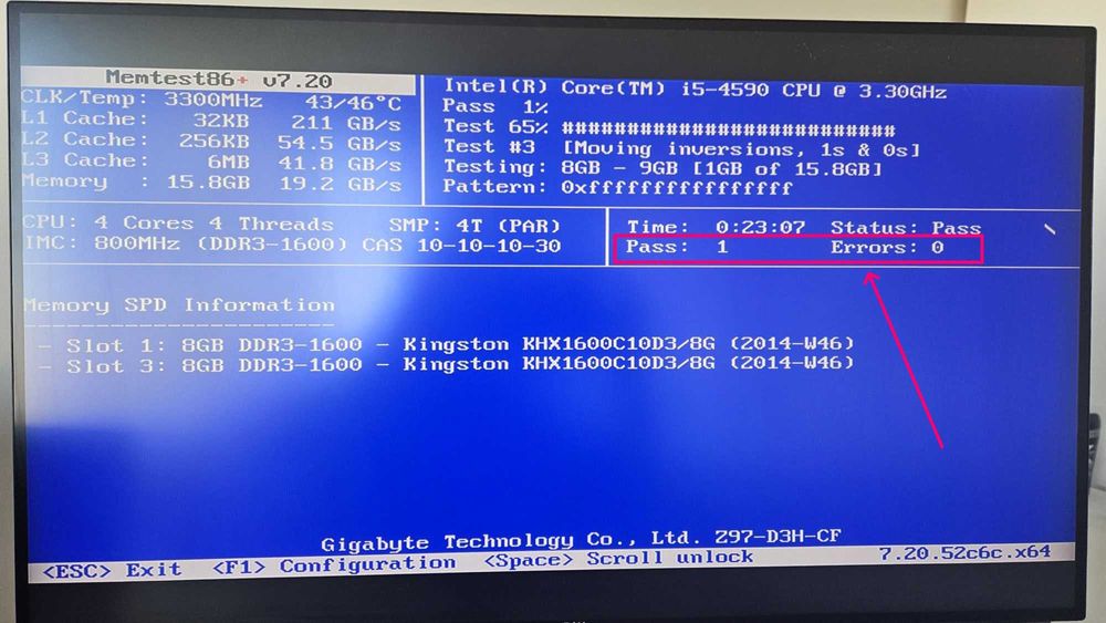 Memorie HyperX Fury DDR3-1600 CL10 16GB (2x8GB) - HX316C10FK2/16