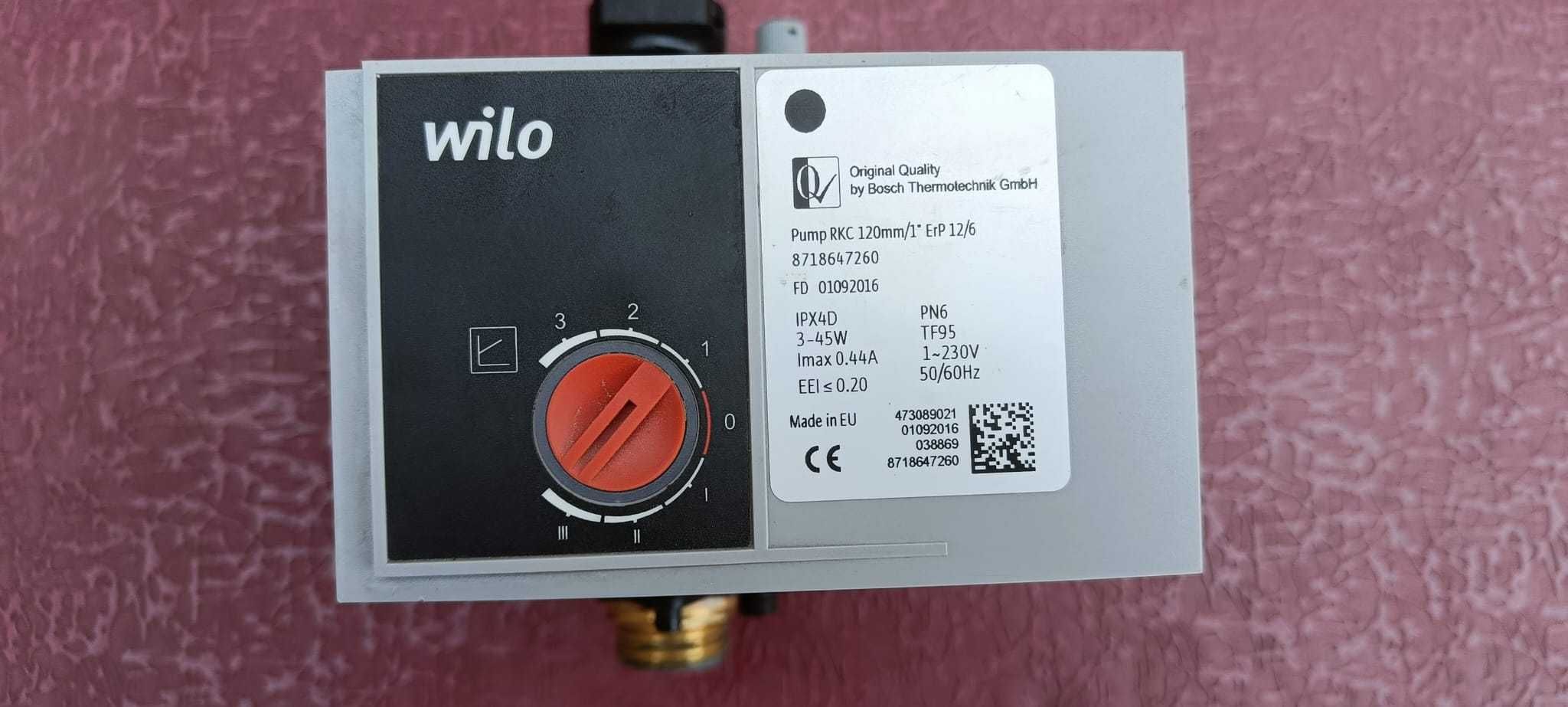Vând pompa Wilo compatibilă cu Buderus GB012, Bosh 2000