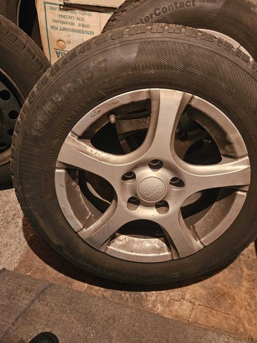 Set 4 jante aliaj 15” 5x112 compatibile VAG