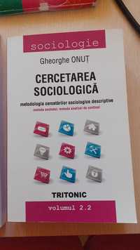 Vand carte ,,Cercetarea Sociologiei"