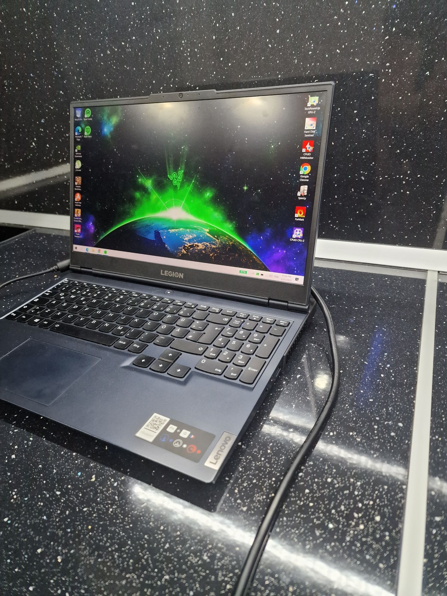 Геймърски  Lenovo legion 5 RTX 3070 AMD 5600H
