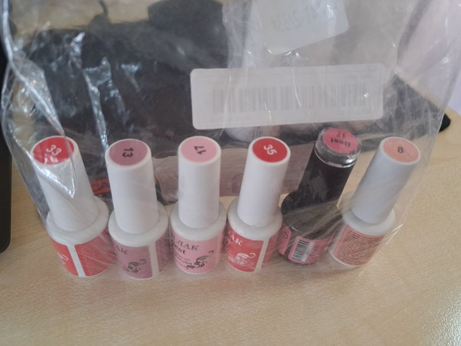 Гел лак  чисто нови-цветове