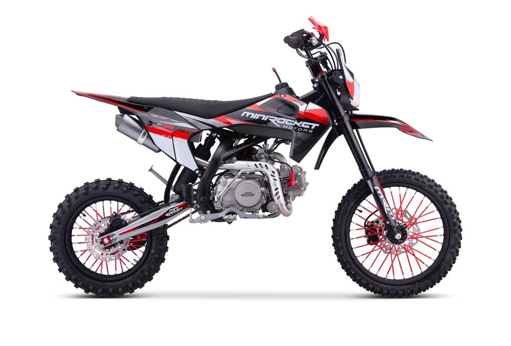 Motocicleta cross 125cc Mini Rocket DT 17/14" 4T benzina negru