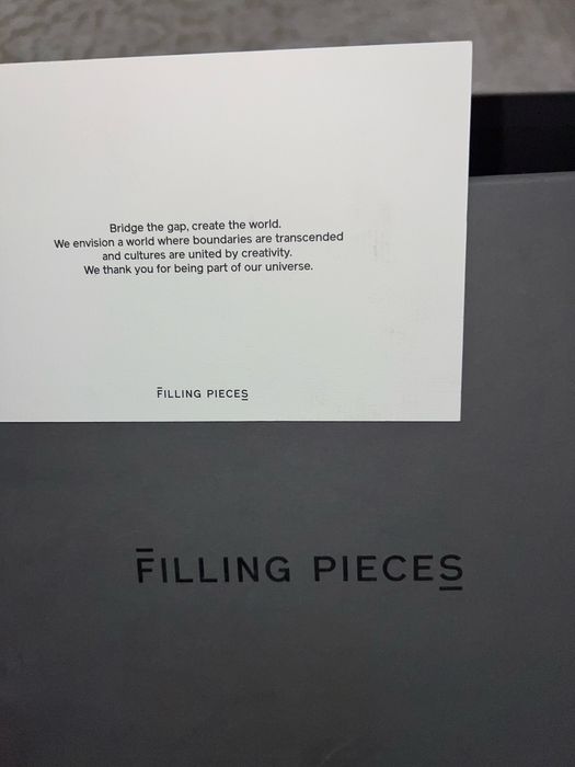 FILLING PIECES low top aten all black 42