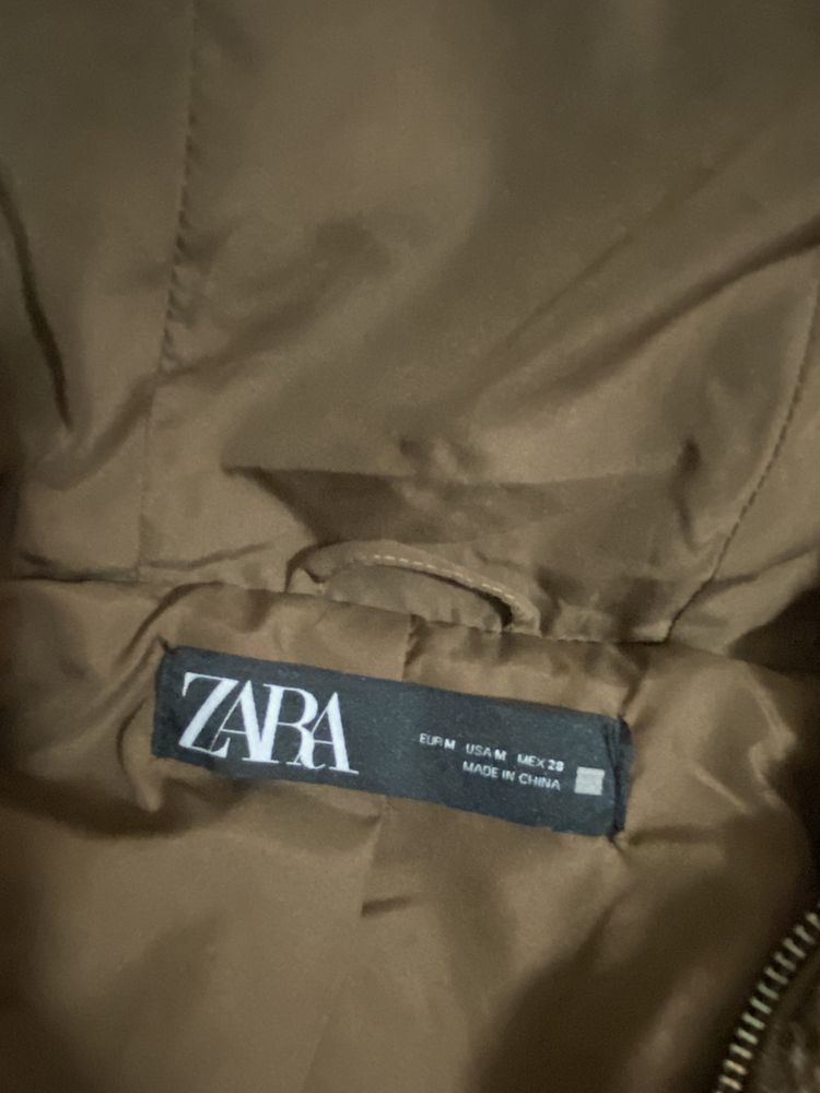 Palton imitatie blana Zara