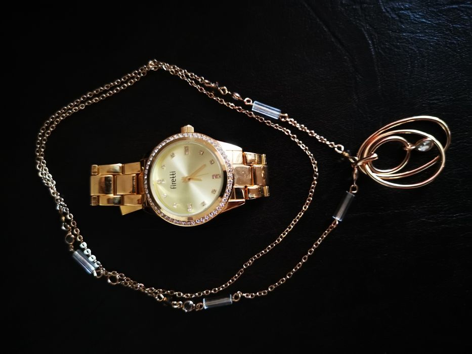 Set ceas auriu firetti