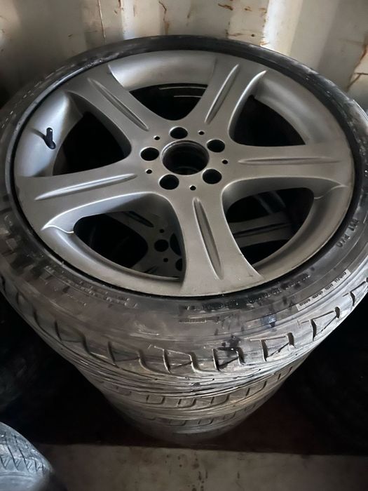 Диски с резиной на Mercedes Benz W124,210,211,126,219 R18