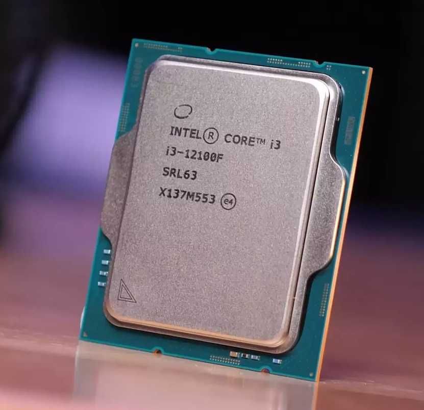 Процессор Intel Core i3 12100F, LGA1700. 5 штук.