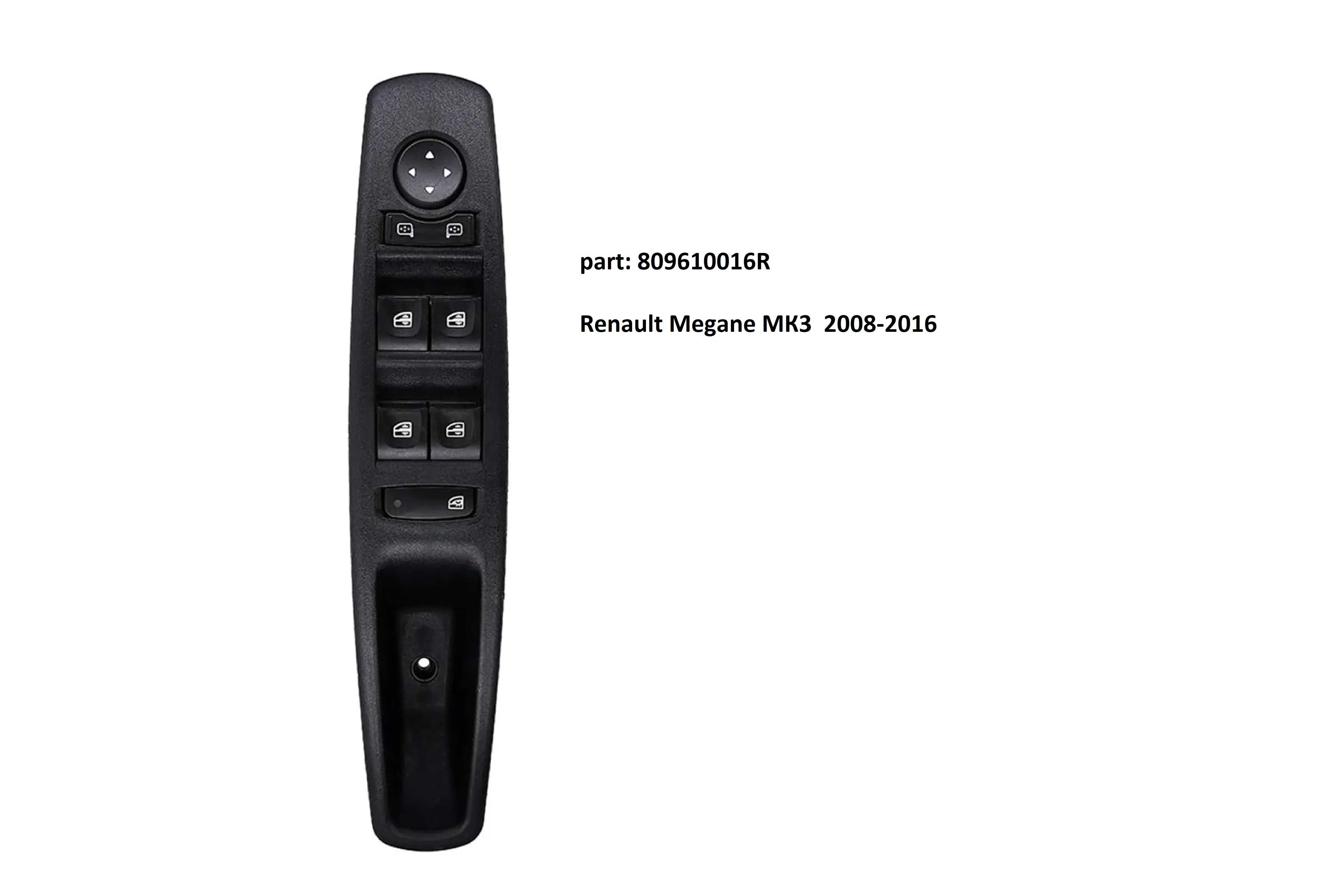 Панел бутони ел.стъкла Renault Laguna 3 Megane 3 Koleos Fluence 08-16