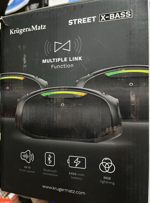 Boxă bluetooth portabila Kruger & Matz noua, sigilată
