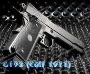 Pistol [METALIC] ~ Modificat++ Airsoft Colt M1911 spring(ARC PUTERNIC)
