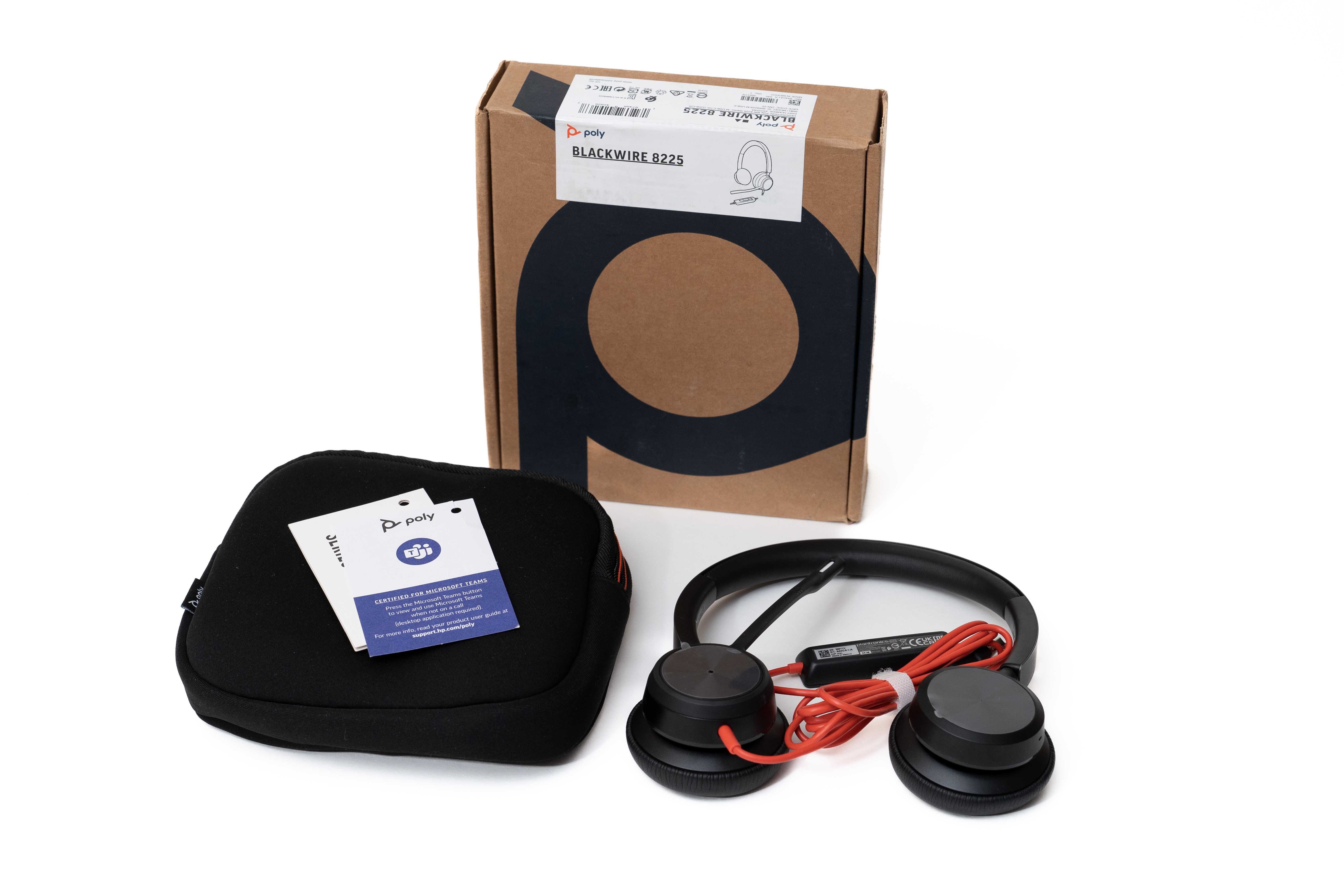 Poly Blackwire 8225 USB-C – Професионални слушалки с ANC и микрофон