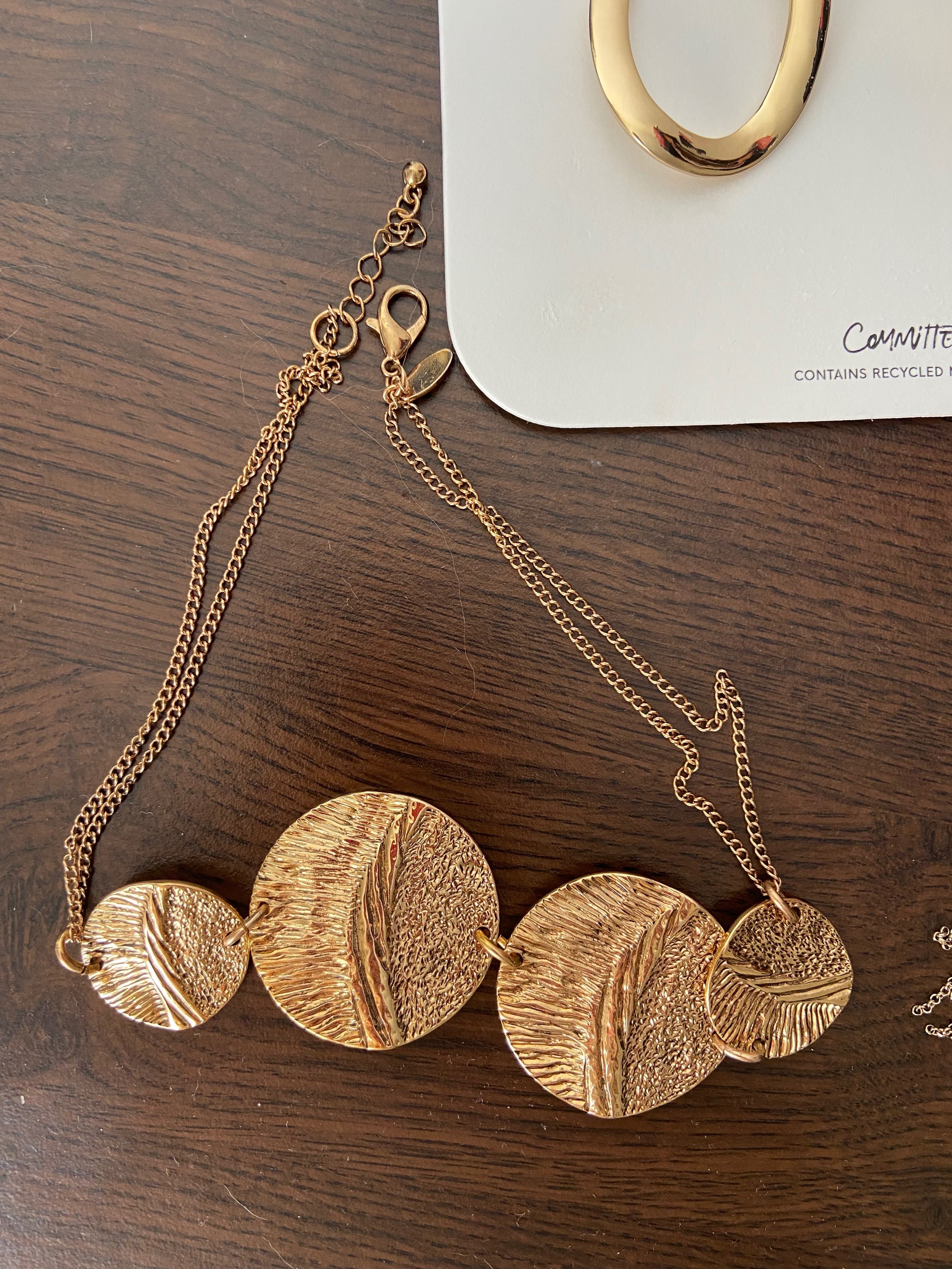 Колие Massimo Dutti  обеци mango