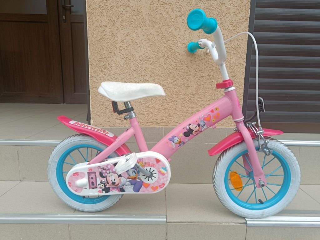Bicicleta copii roti 12 roz Minnie