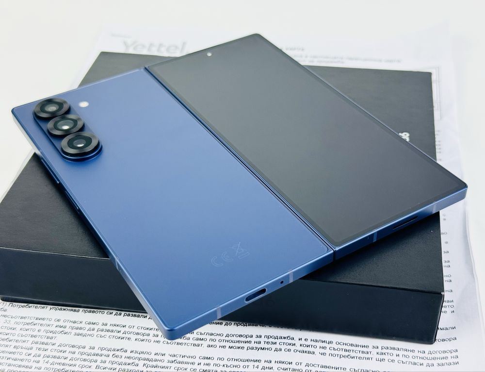 Samsung Galaxy Z Fold 6 5G 256GB 12RAM Navy Перфектен! 3г. Гаранция!