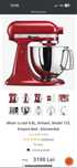 Kitchen Aid 125 Empire red NOU