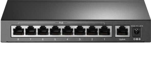 Tp-LInk TL-SF1009P  свитч с 9 портами 10/100 Мбит/с (8 портов PoE+)