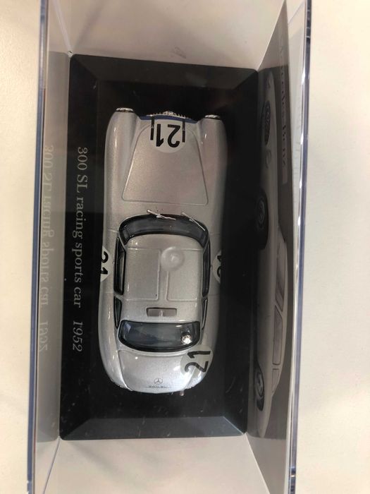 Колекционерски модел метална количка MERCEDES-BENZ 300SL Racing 1952