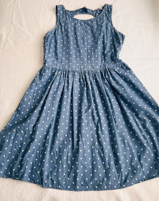 Rochie de vara cu buline si buzunare, marimea 42, Xside