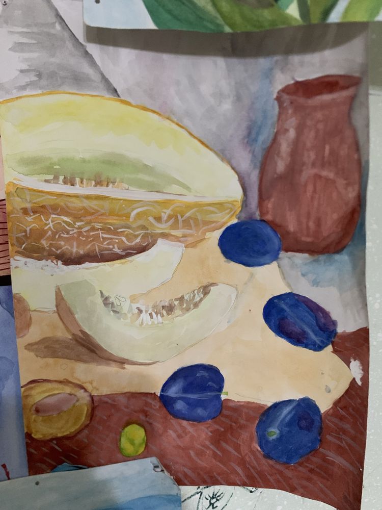 акварельные рисунки