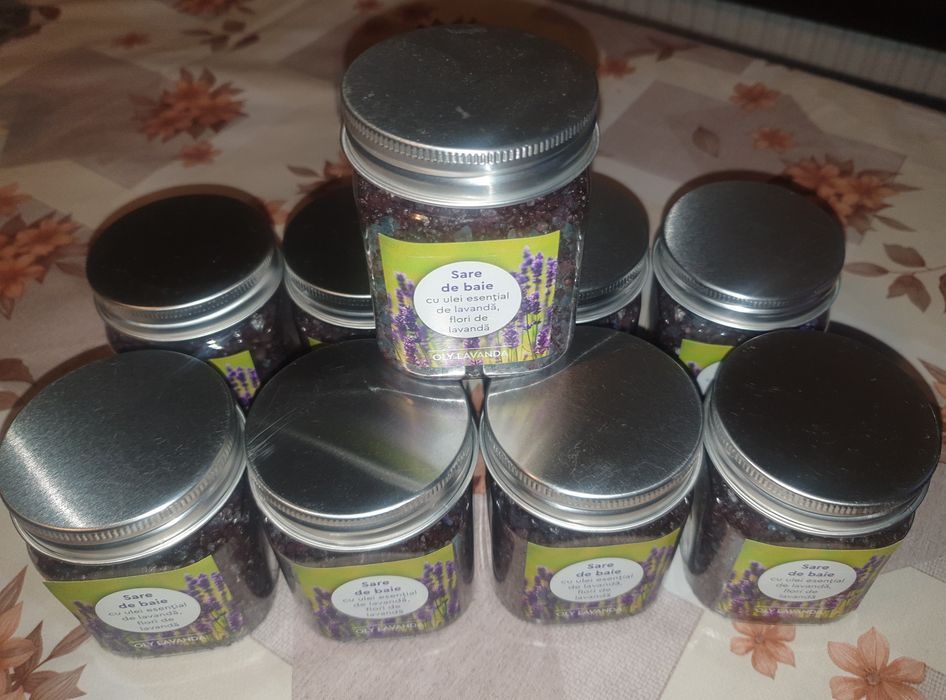 Sare de baie de lavandă