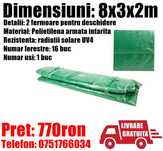 Prelata Folie Sera Solar 8x3x2m Rezistenta UV4 + LIVRAREA GRATUITA !