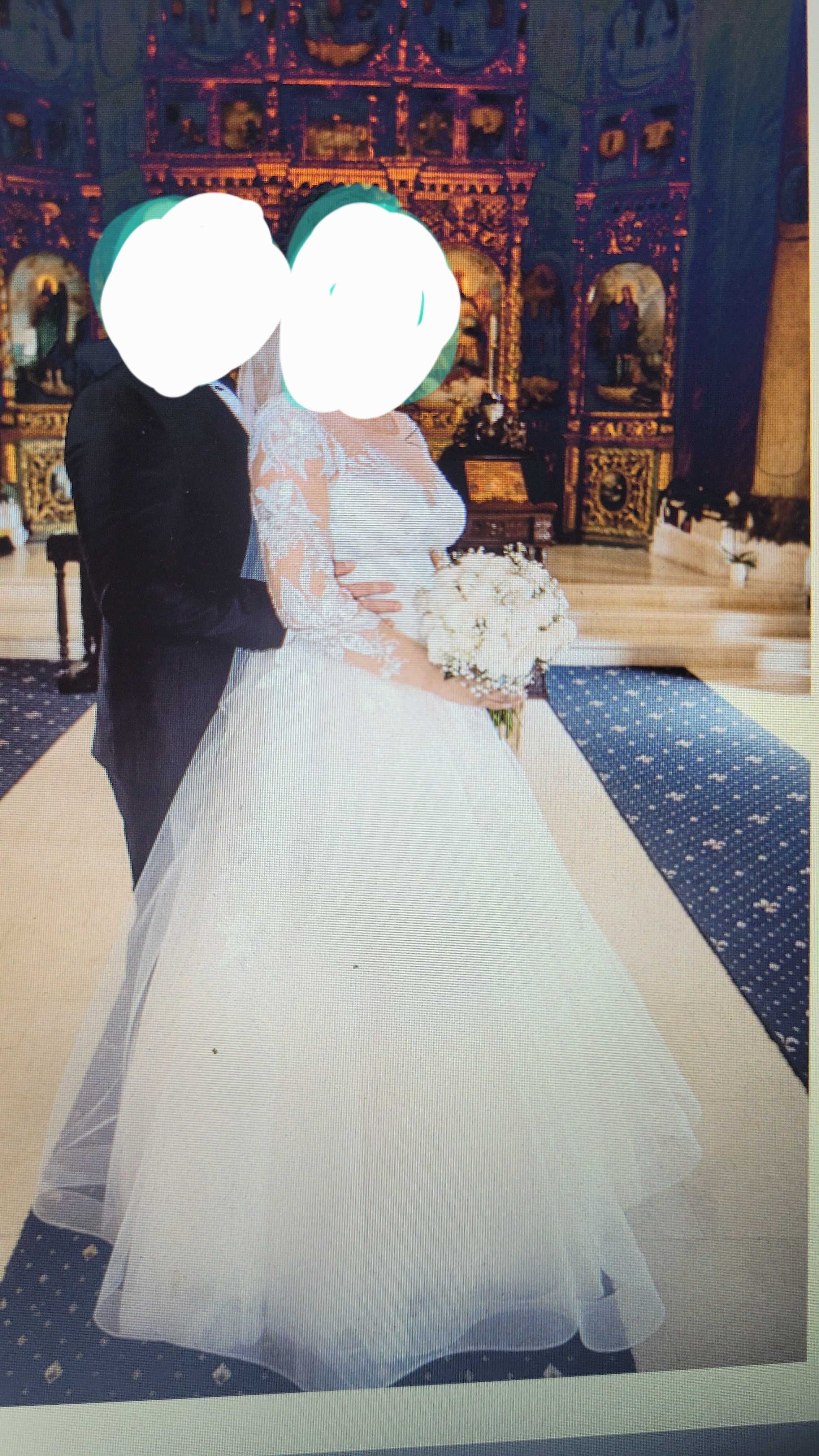 Rochie mireasă cu mâneci lungi - MARITHE !!!