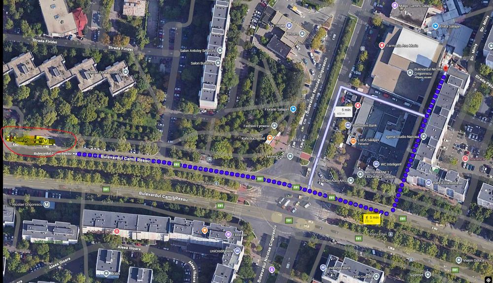 Proprietar, închiriez garsoniera aproape de metrou Nicolae Grigorescu