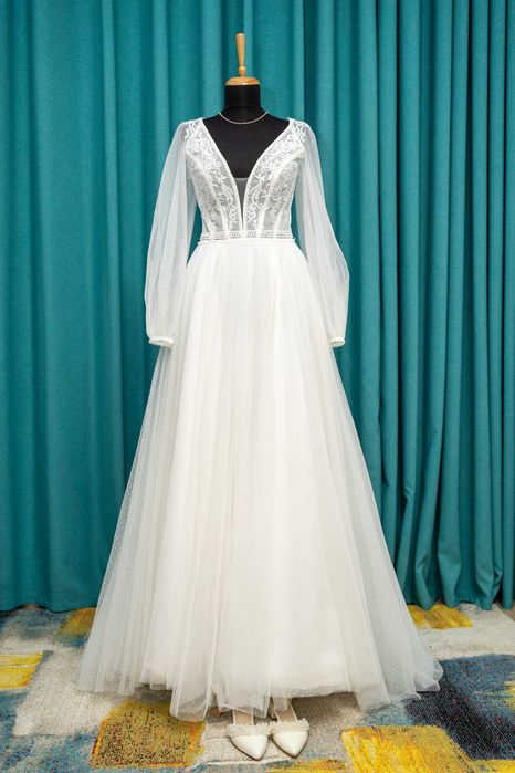 Rochie mireasa A-line, Amarige pour Toi, colectia Gabbiano