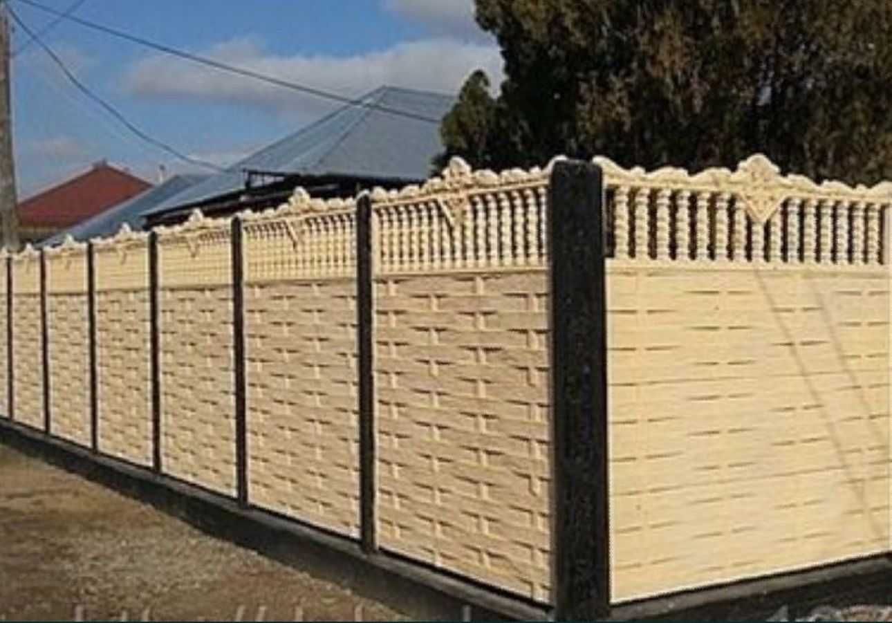 Еврозабор Ограда Калитка Ворота Шлакоблок с Установкой