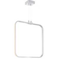 Lampă suspendată cu LED, Home sweet home QUAD, 35 cm - Gri Argintiu
