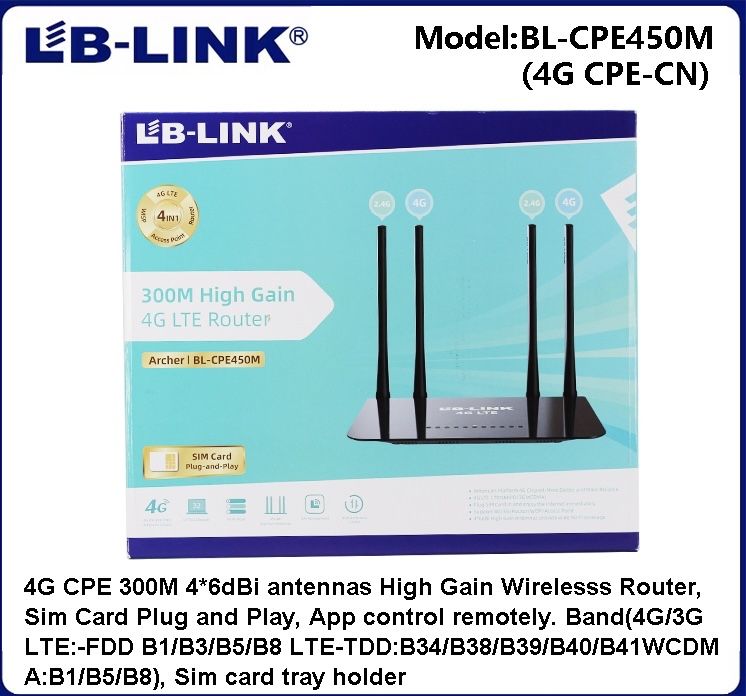 LB-LINK Archer 3G 4G Wifi Router