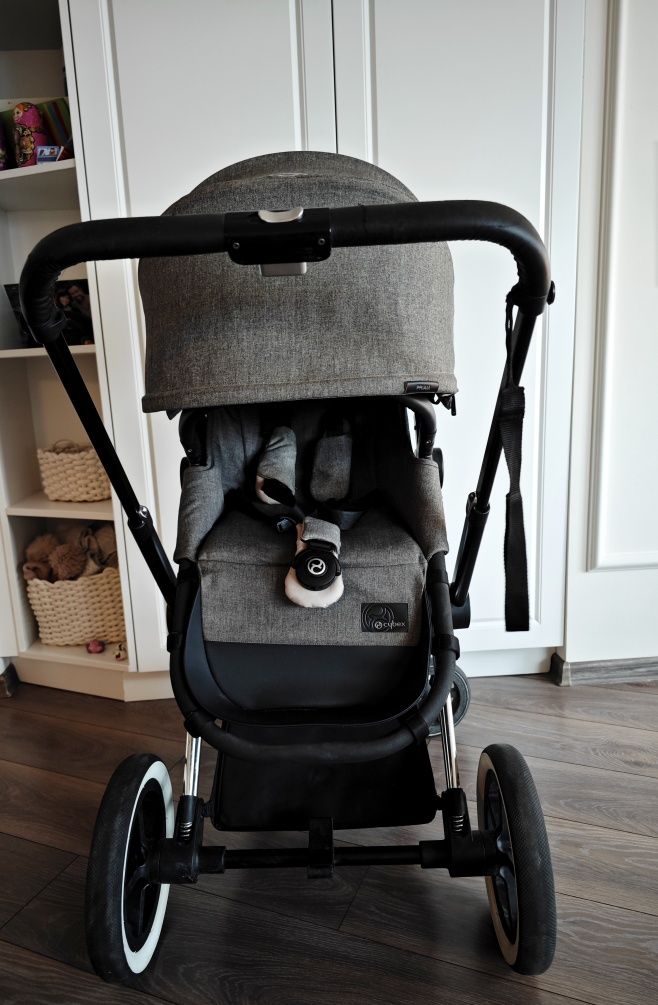 CYBEX PRIAM Platinum сива количка - два коша