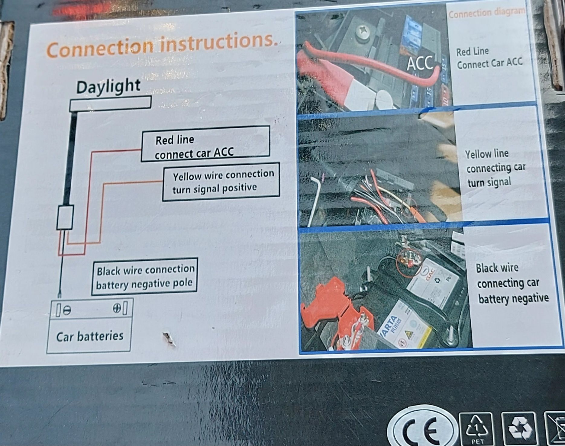 Bandă led poziție+semnalizare secventială 60 cm